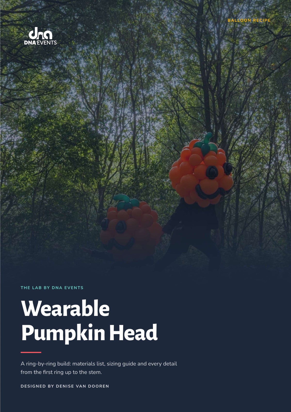 Wearable Pumpkin Head | Balloon Recipe
